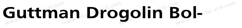 Guttman Drogolin Bol字体转换